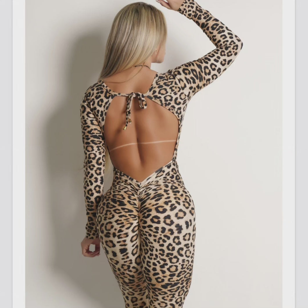 Leopard jumpsuit