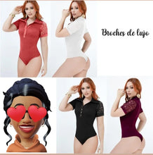 Cargar imagen en el visor de la galería, Body camiseta encaje
